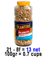 dry roasred peanuts